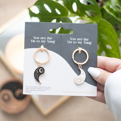 Pair of Yin Yang Keyrings