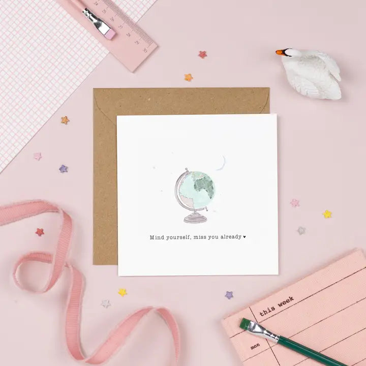 Safe Travels - Pickled Pom Pom Card