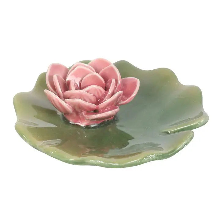 Lily Pad Trinket Dish & Incense Holder