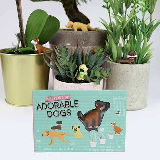 Adorable Dogs Plant Markers