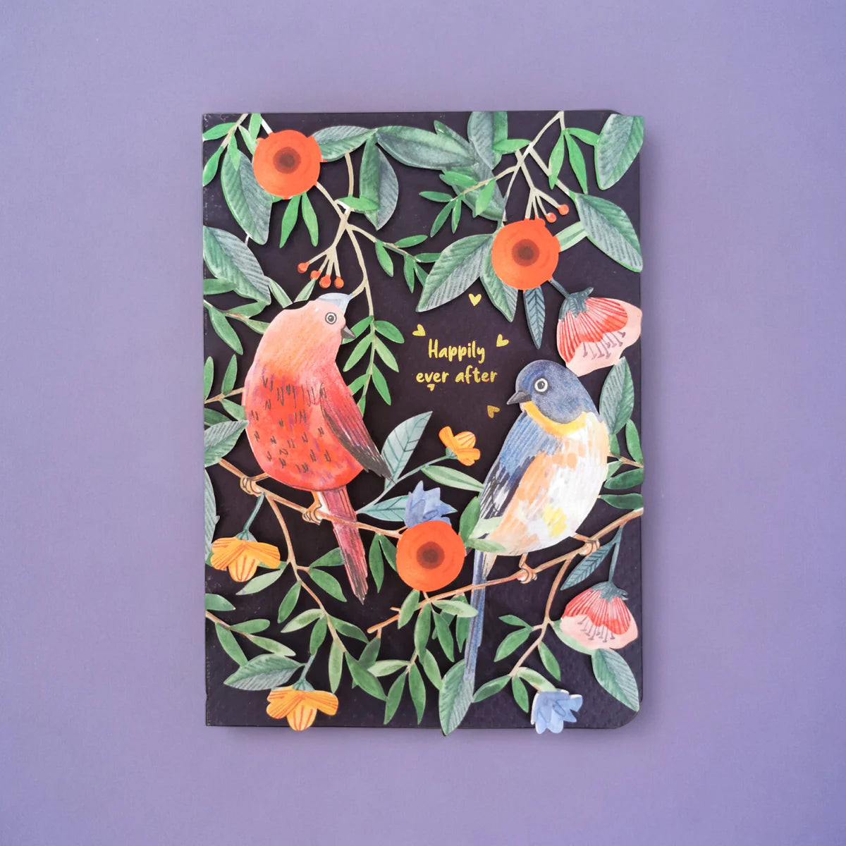 Happily Ever After Birds Pop Up Card