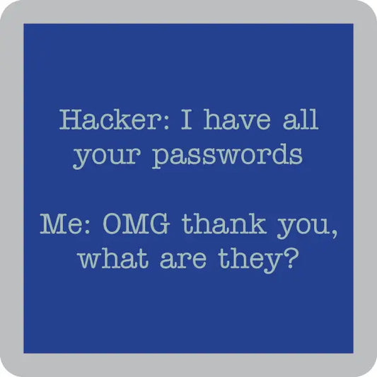 Hacker – Neuheits-Untersetzer