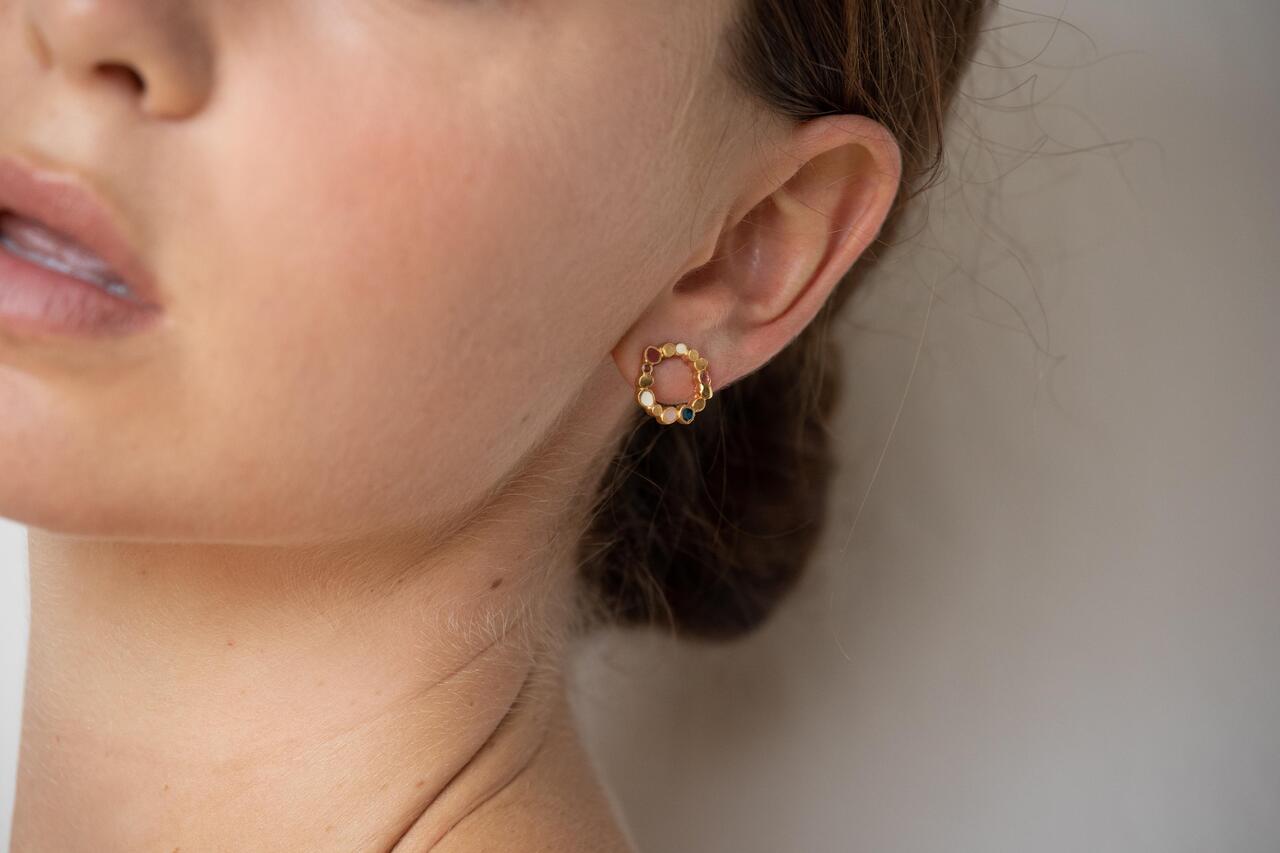 Aura Golden Earrings