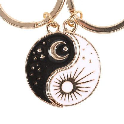 Pair of Yin Yang Keyrings