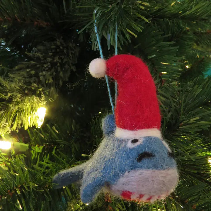 Christmas Decoration Felt Shark