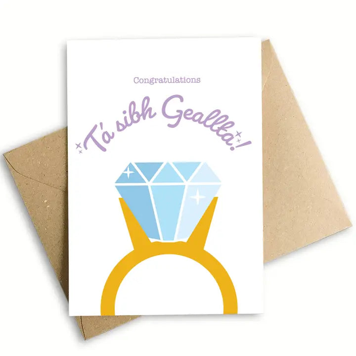 Tá Sibh Geallta! - Prints of Ireland Card