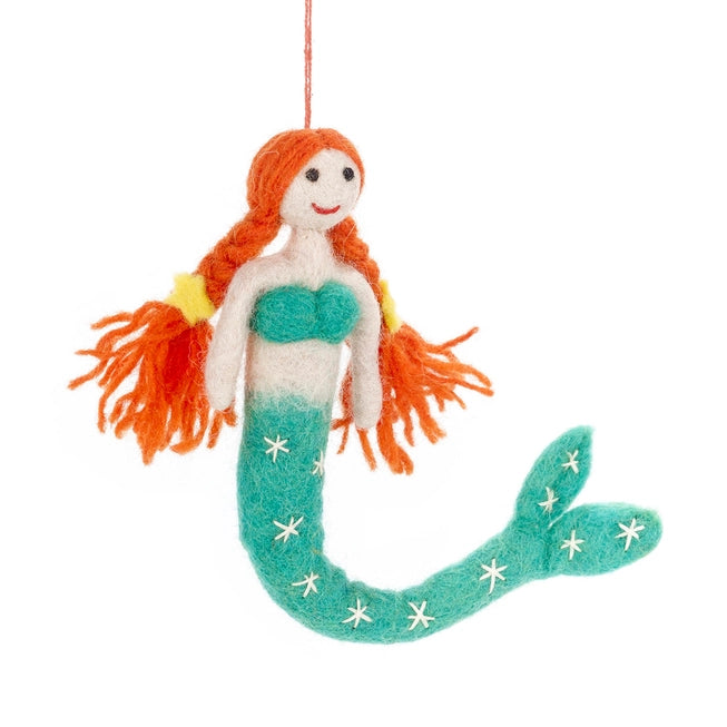 Christmas Decoration Felt Mermaid