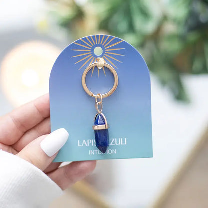 Lapis Lazuli Intuition Keyring