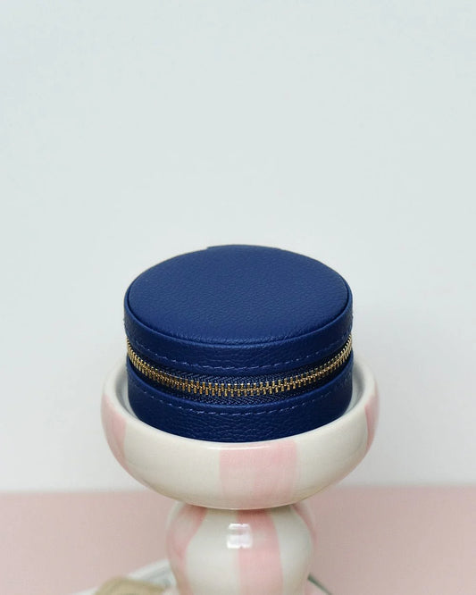 Leather Round Ring Box