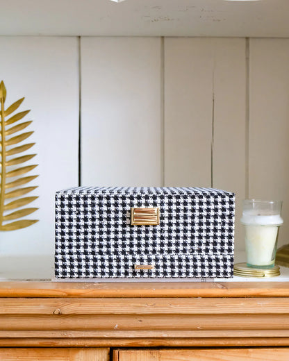 Houndstooth Jewellery Box