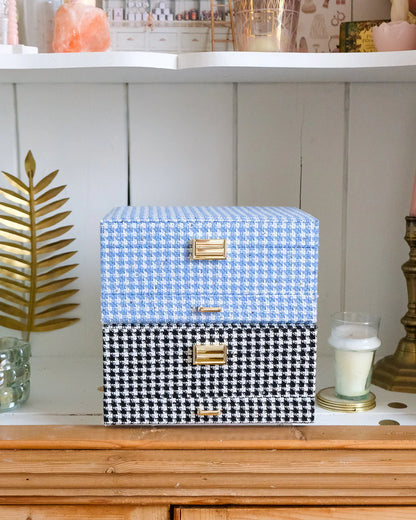 Houndstooth Jewellery Box