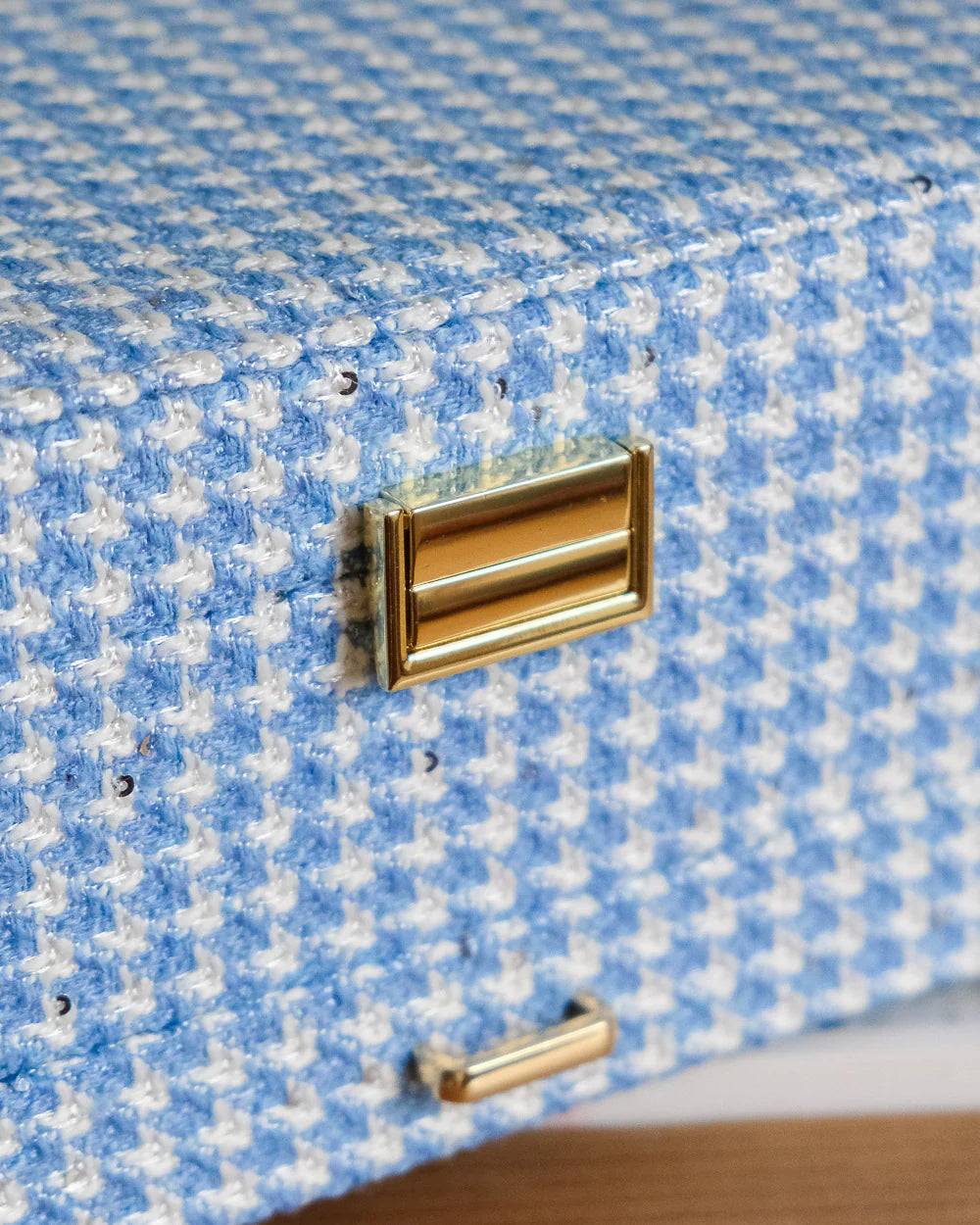 Houndstooth Jewellery Box