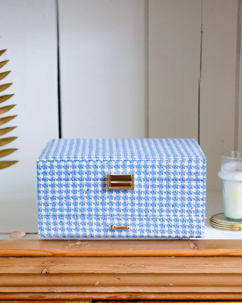 Houndstooth Jewellery Box