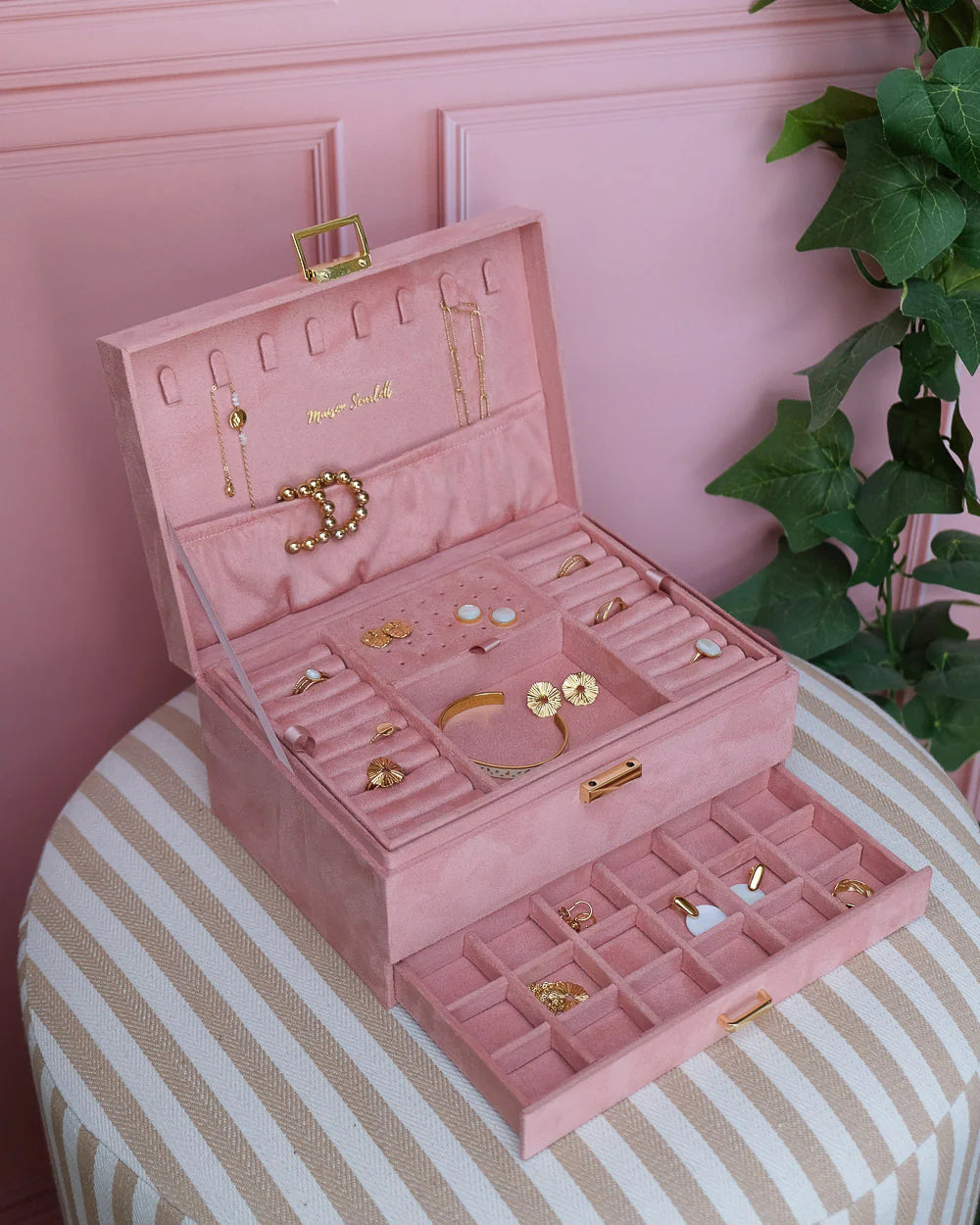 Velvet Jewellery Box