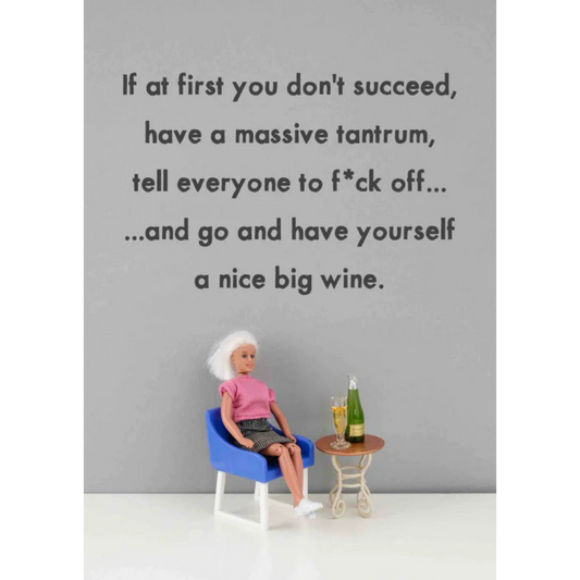 Have Yourself A Nice Big Wine Card