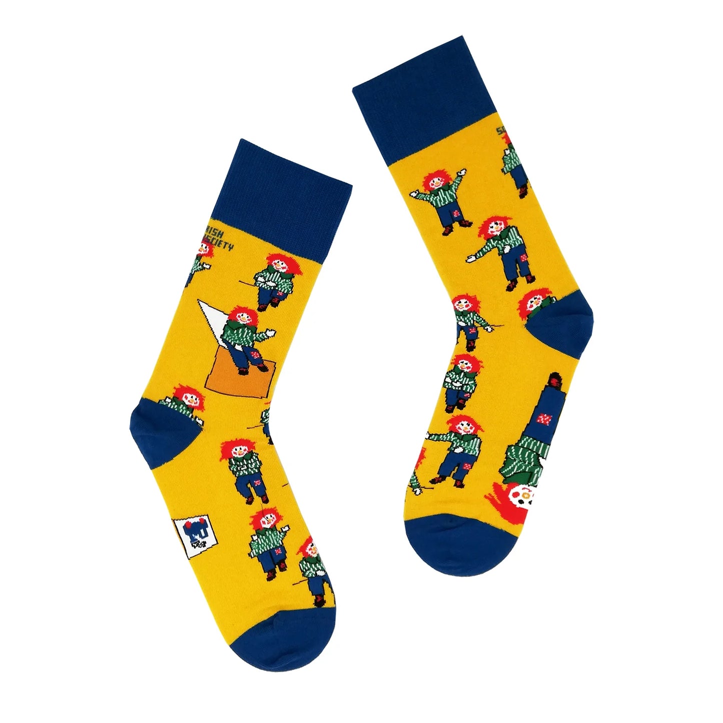 Irish Socksciety - Bosco Yellow UK 3 - 7