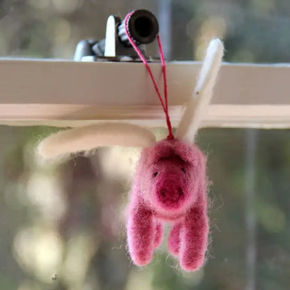 Christmas Decoration Felt Pig