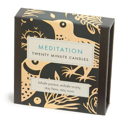 Twenty Minute Candles with Affirmation Cards