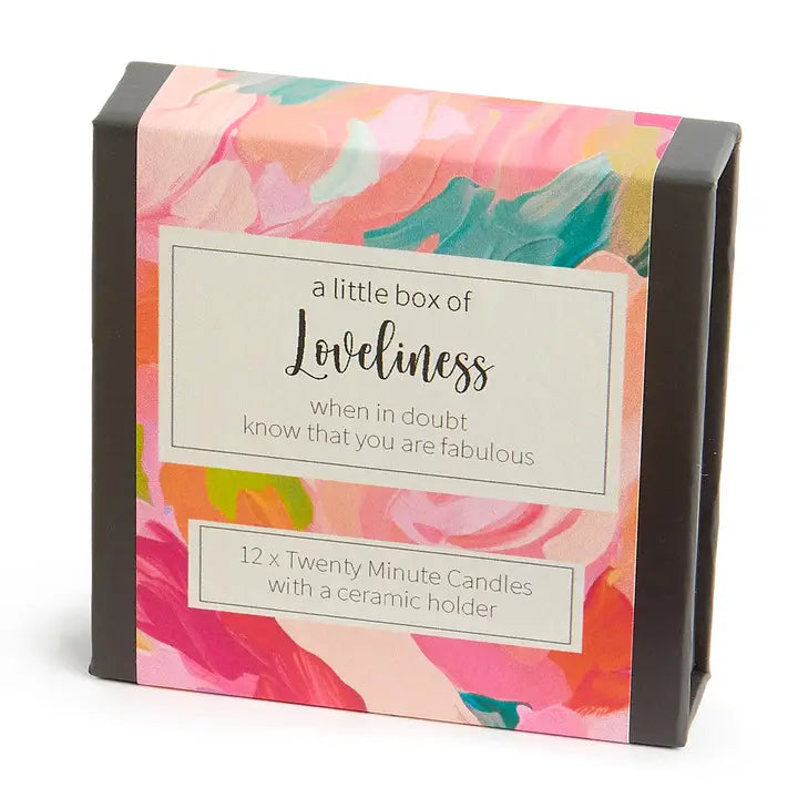 Twenty Minute Candles with Affirmation Cards