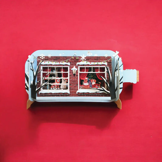 Deck The Paws - Pop Up Card