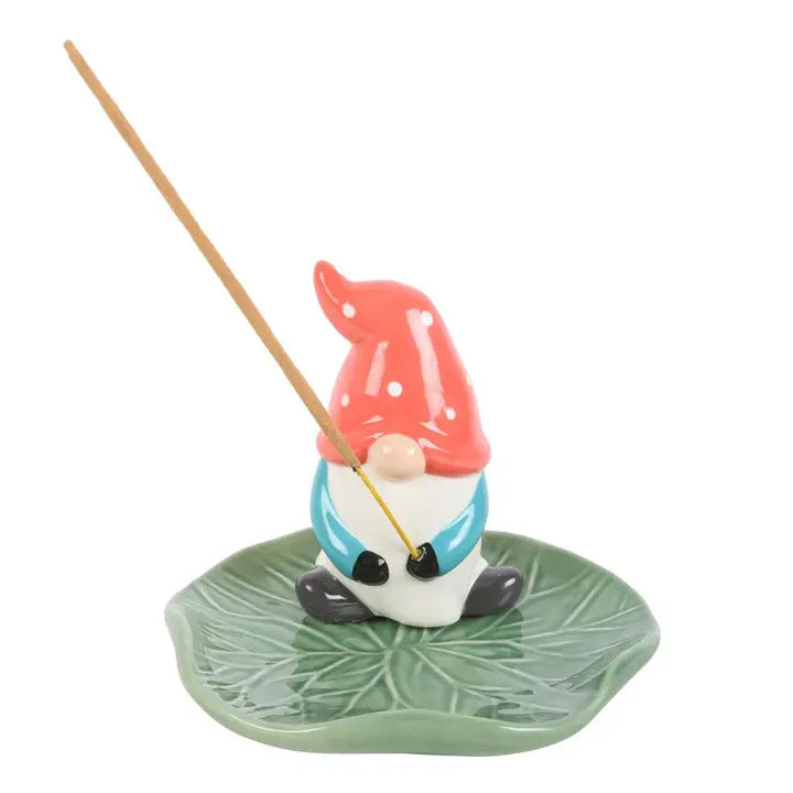 Gonk Lily Pad Ceramic Incense Stick Holder