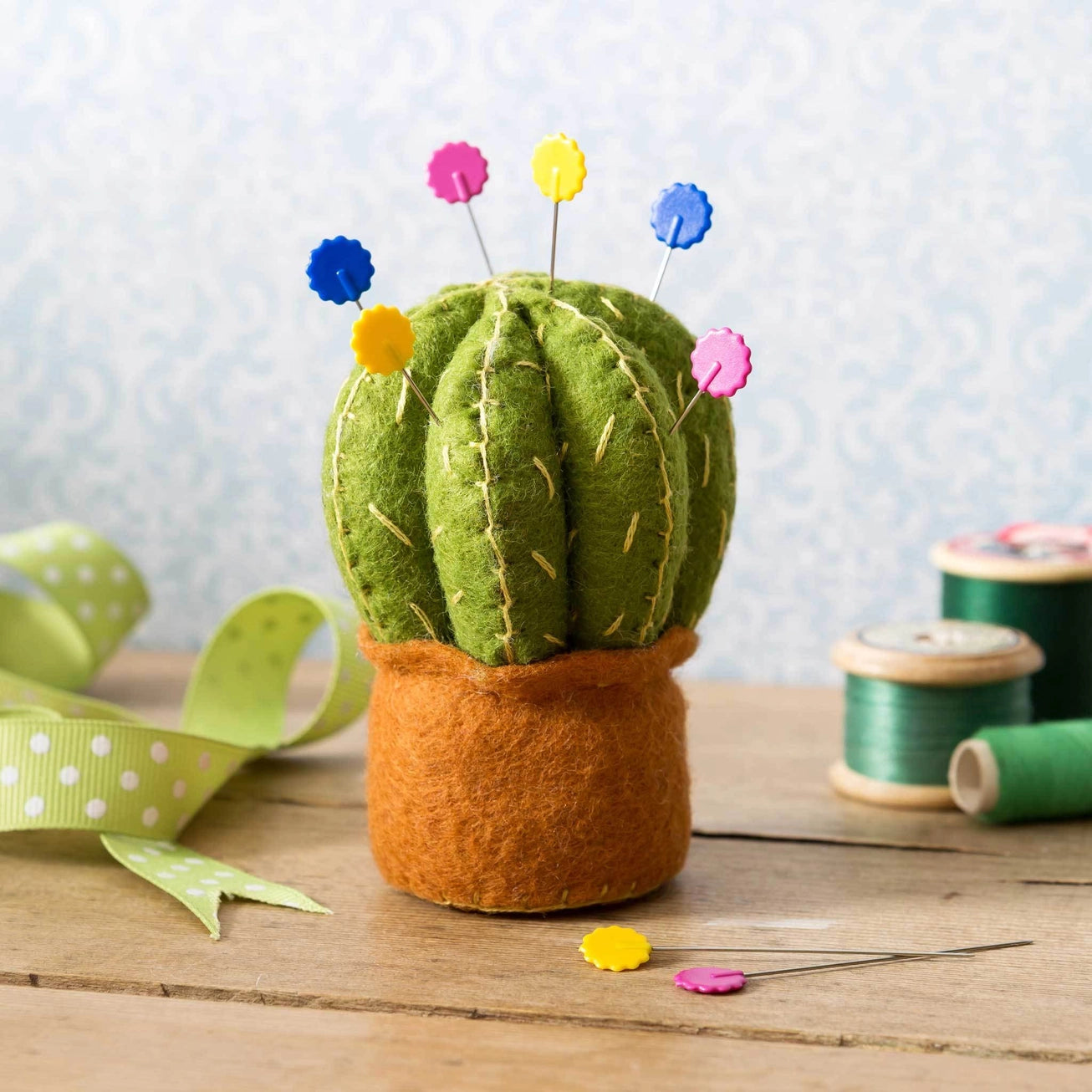 Cactus Pincushion Craft Kit