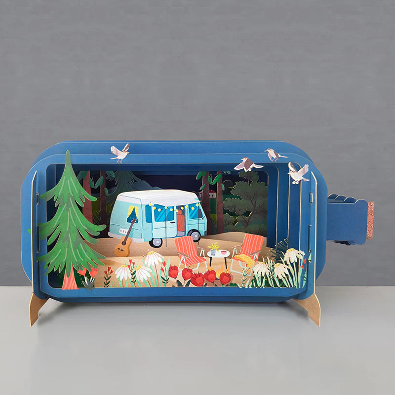 Pop Up Card Campervan