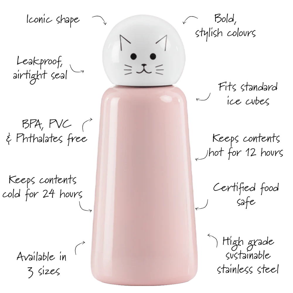 Cat Skittle Water Bottle 300ml/10oz