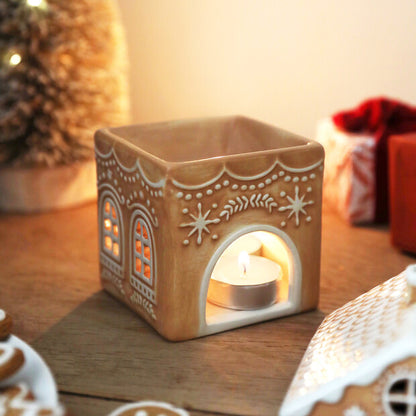 Gingerbread House Wax Melt Burner