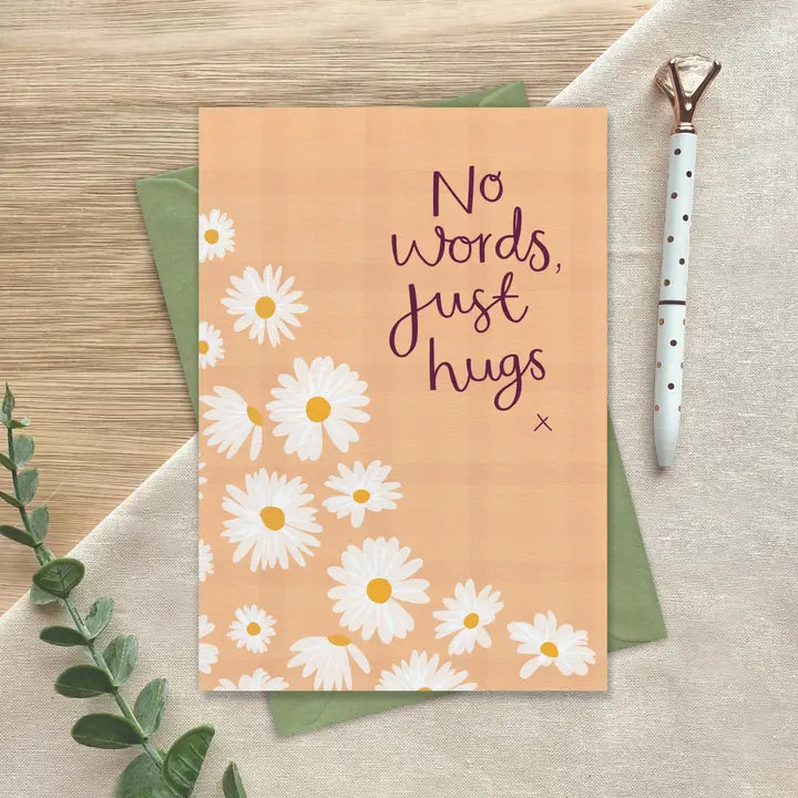 No Words, Just Hugs X - Two For Joy Illustration Card