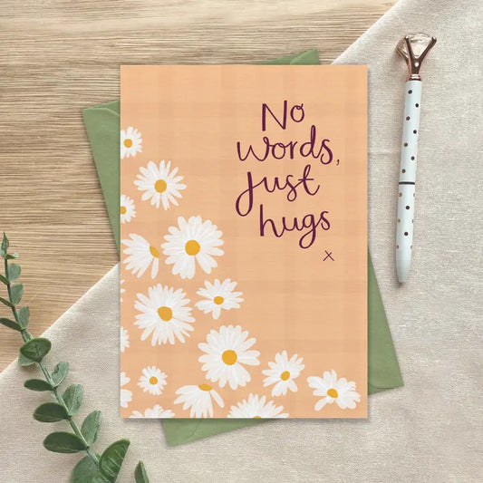 No Words, Just Hugs X - Two For Joy Illustration Card