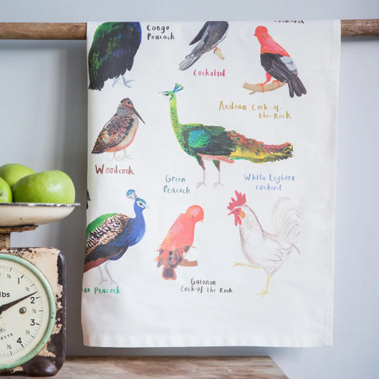 Cocks Cotton Tea Towel