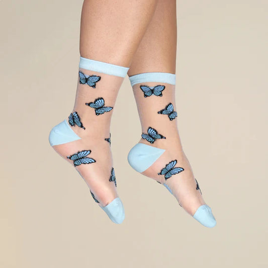 Butterfly Sheer Socks