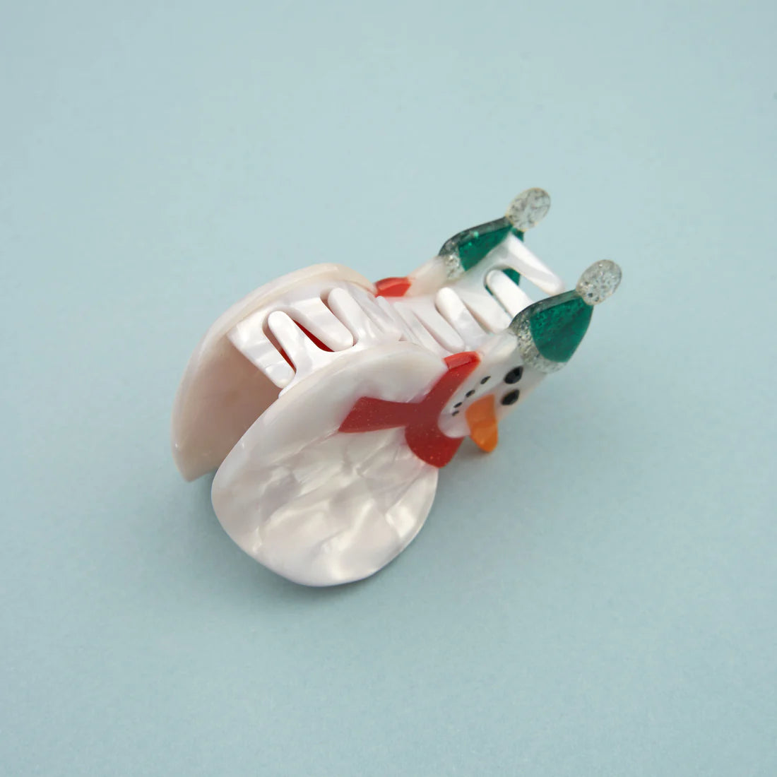 Snowman Hair Clip