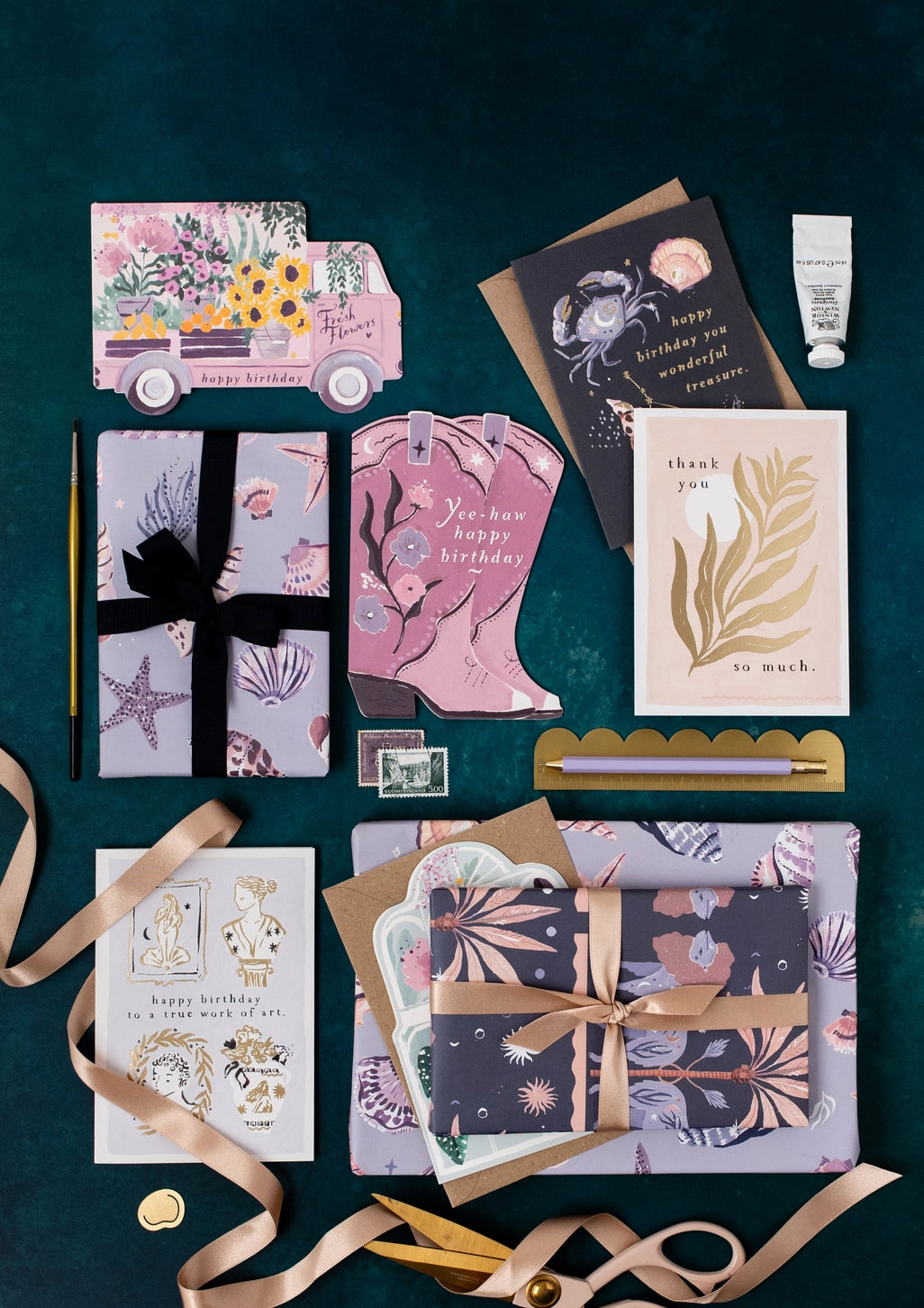 Cowboy Boots Birthday Card