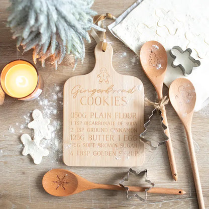 Gingerbread Wooden Spoon + Cookie Cutter