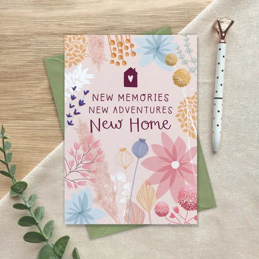 New Memories, New Home - Two For Joy Illustration Card