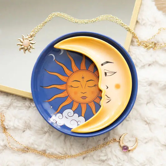 Sun & Moon Celestial Stacking Dishes