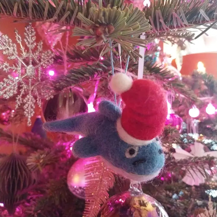 Christmas Decoration Felt Shark