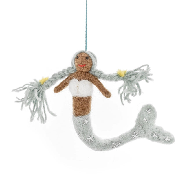 Christmas Decoration Felt Mermaid