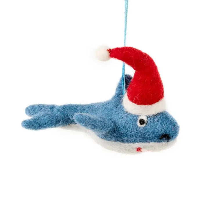 Christmas Decoration Felt Shark