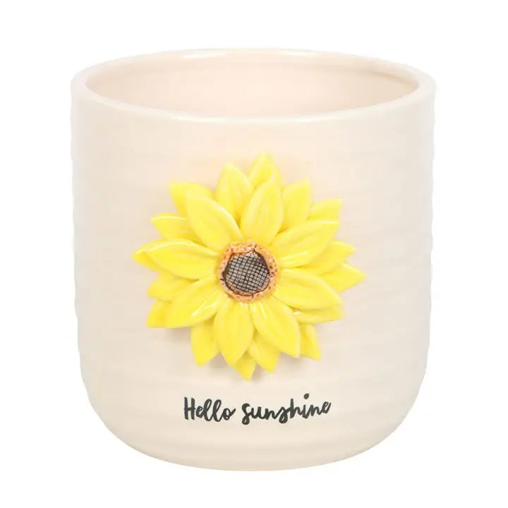 Sunflower Ceramic Planter