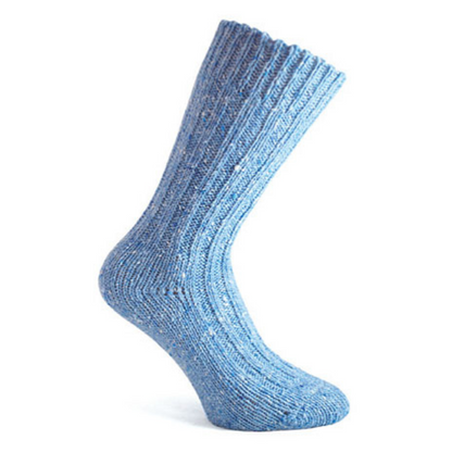 Donegal Wool Socks Blue UK 7 - 11