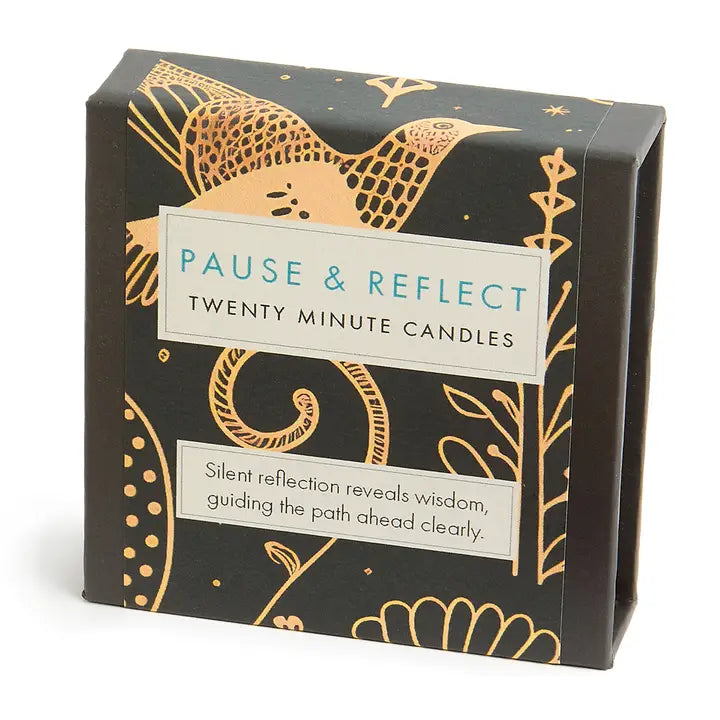 Twenty Minute Candles with Affirmation Cards