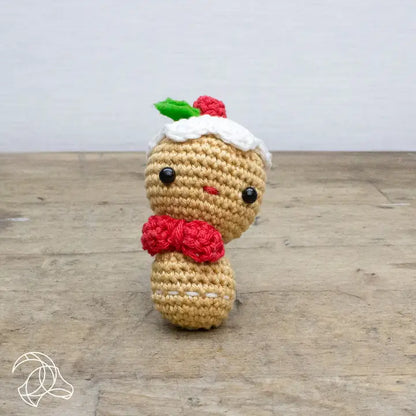 Diy Crochet Kit Mini Gingerbread Man