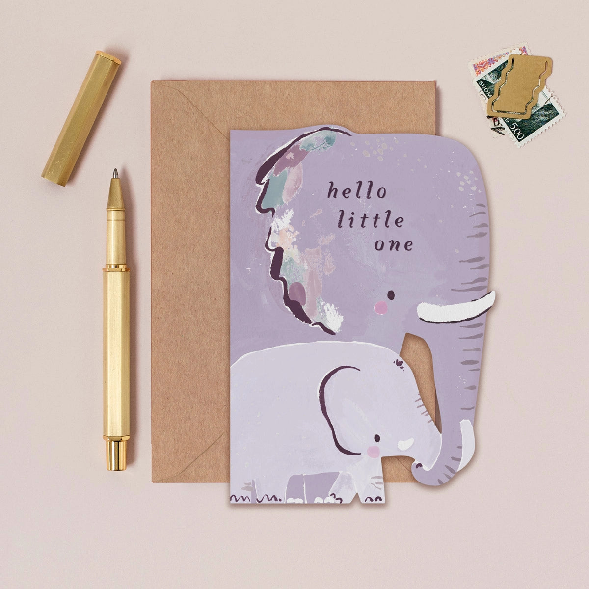 Elephant New Baby Card