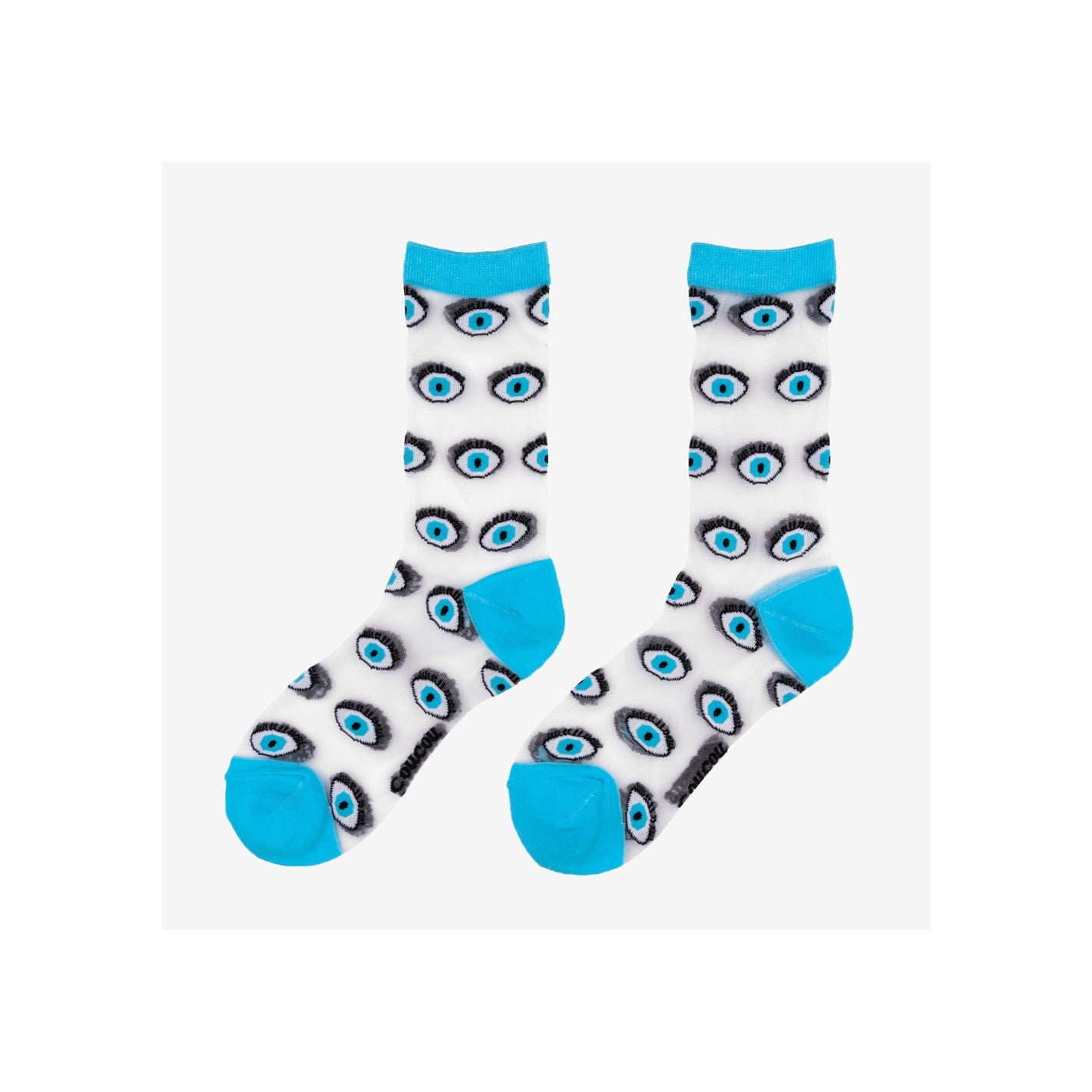 Blue Eye Sheer Socks