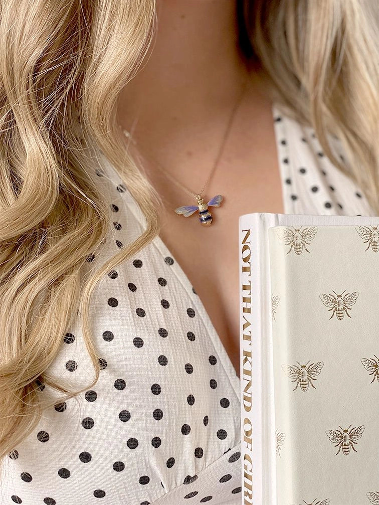 Enamel Bee Necklace