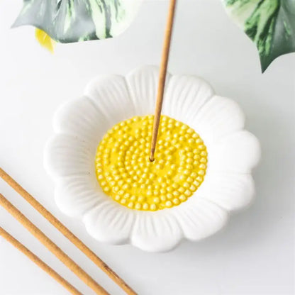 Daisy Ceramic Incense Stick Holder