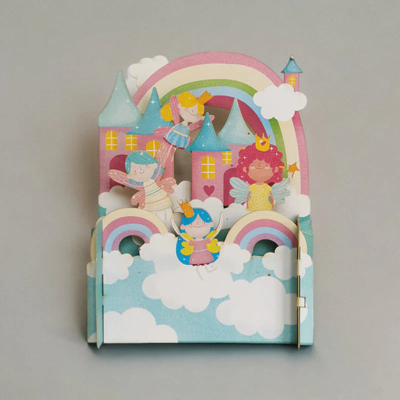 Pop Up Card Fairy Castle